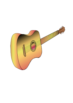 Download free music instrument guitar icon
